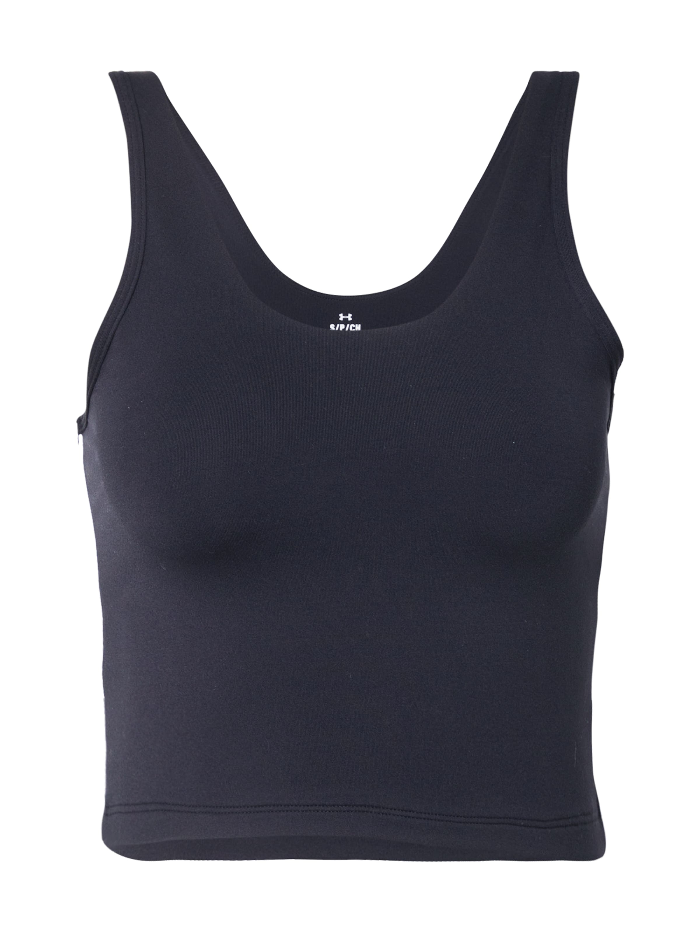 UNDER ARMOUR Sports Top 'Motion' in Black: front