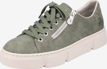 Rieker Sneakers laag in Groen: voorkant