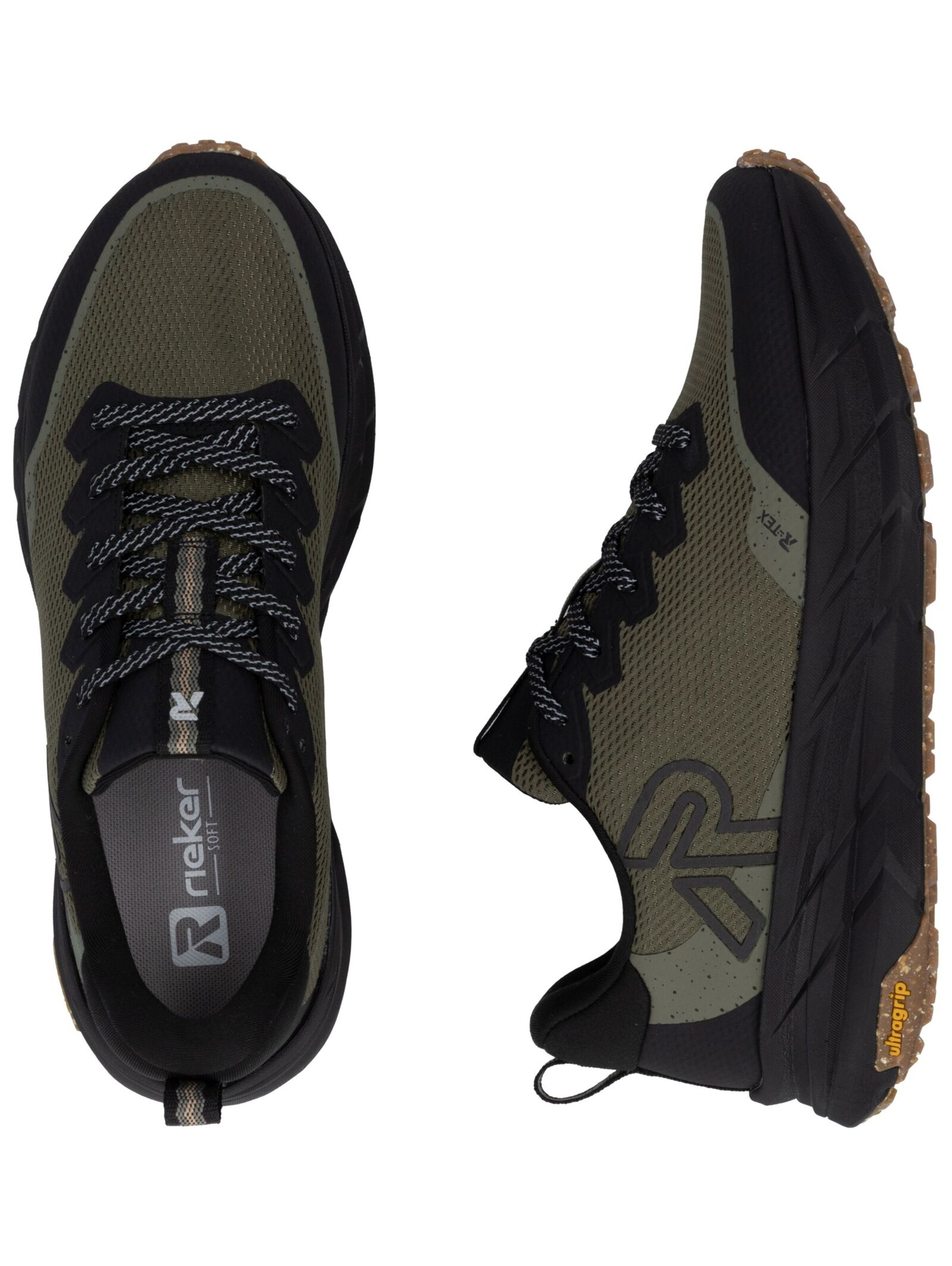 Sneaker bassa di Rieker in verde
