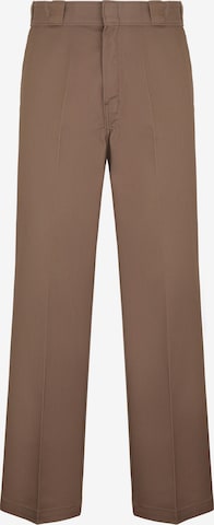 Pantaloni con piega frontale '874' di DICKIES in marrone: frontale