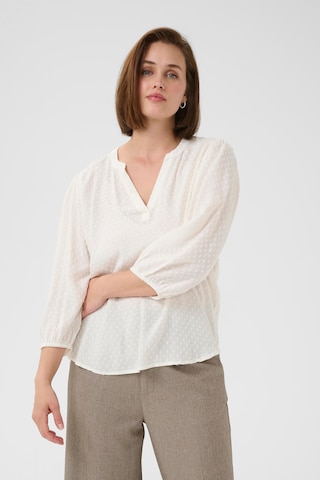 Kaffe Blouse 'KAAnnika' in Wit: voorkant