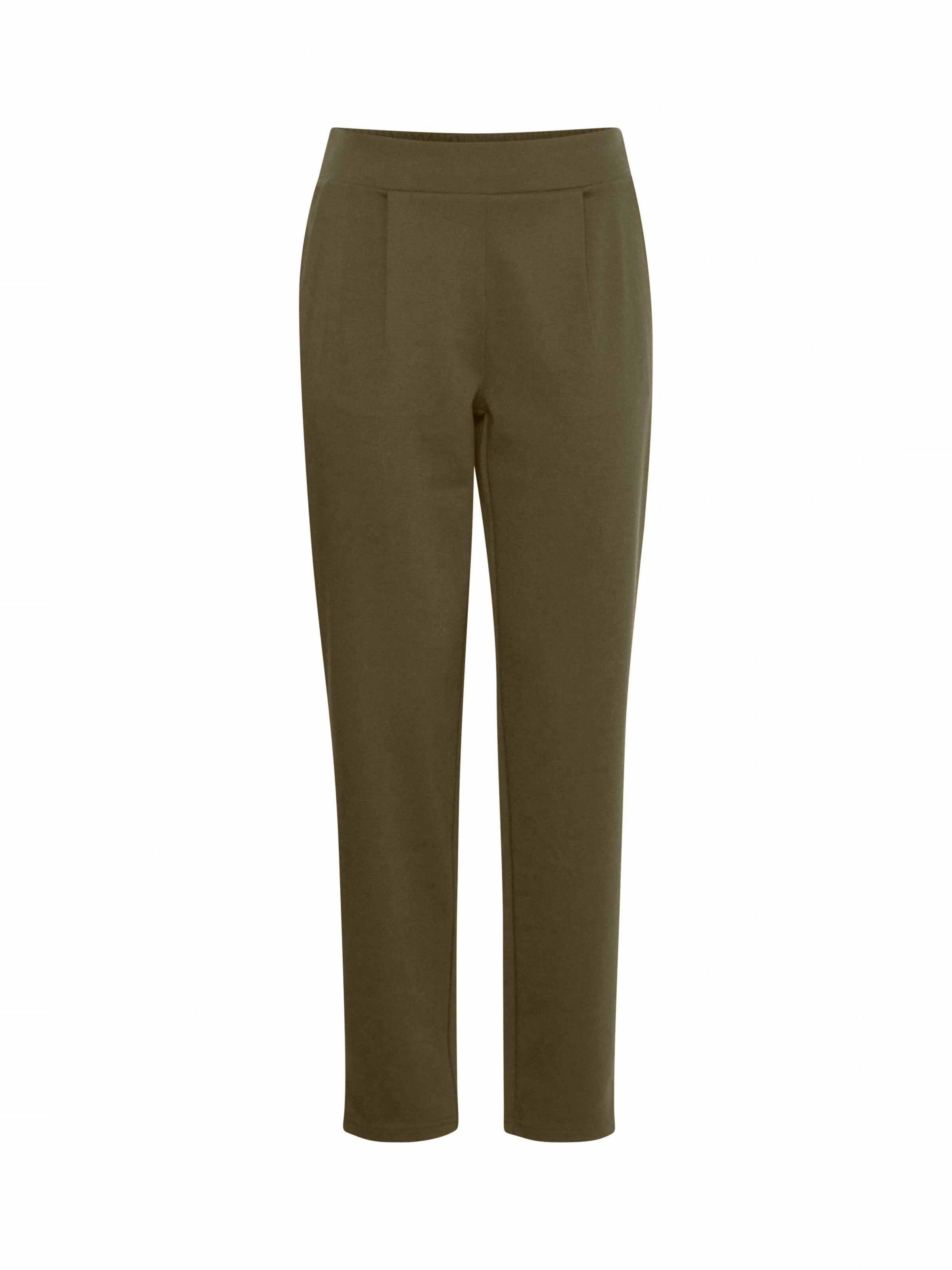 ICHI Regular Hose 'IHKate ' in Grün: Vorderseite