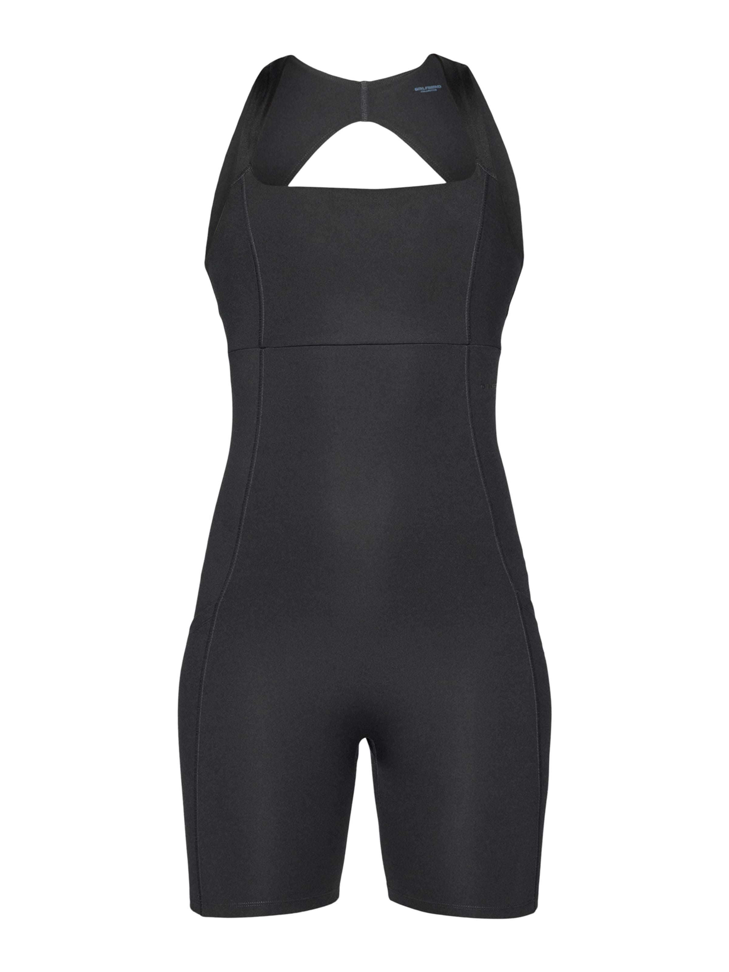 juoda Girlfriend Collective Sportinis kostiumas 'Tina': priekis