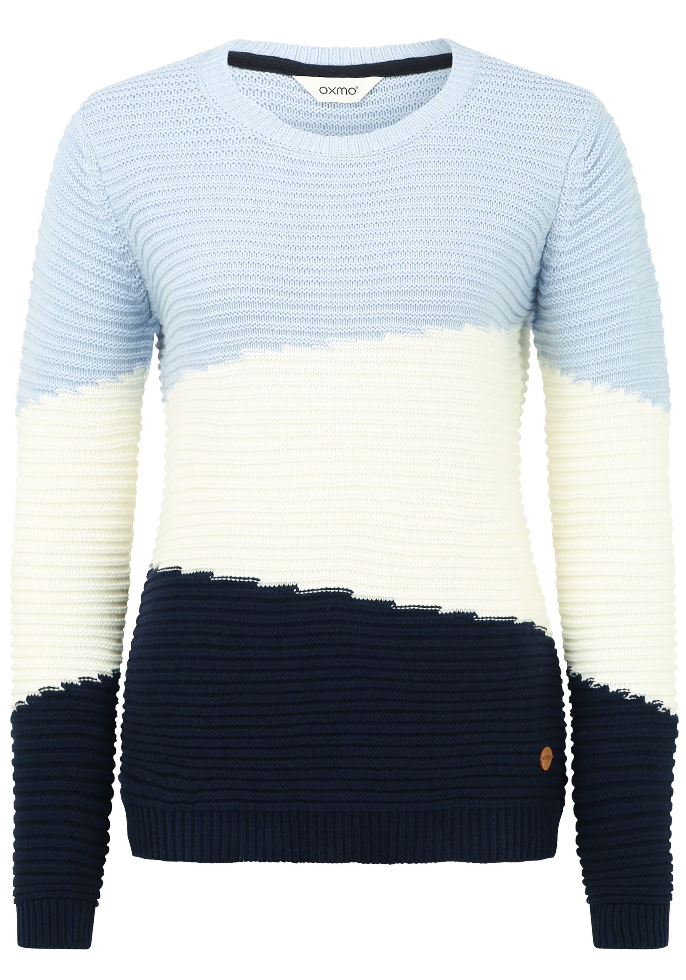 Oxmo Pullover 'Olma' in Blau: Vorderseite