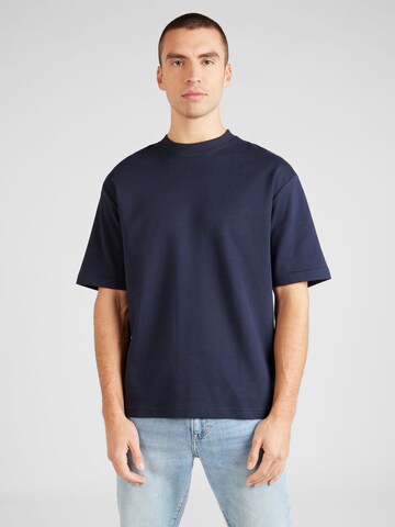 SELECTED HOMME T-Shirt 'OSCAR' in Blau: Vorderseite