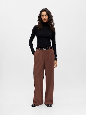 OBJECT Wide Leg Hose 'LISA' in Braun