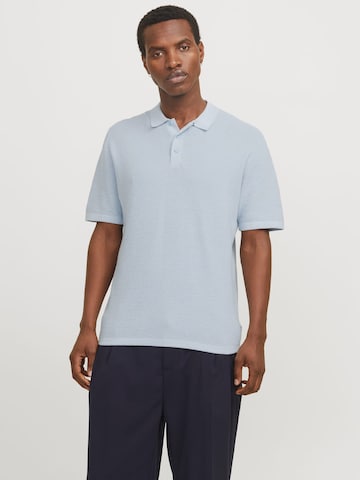 JACK & JONES Tricot 'george' in Blauw: voorkant