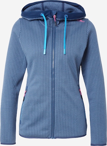 CMP Functionele fleece jas in Blauw: voorkant