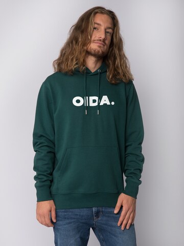 Watapparel Sweatshirt ' Oida ' in Grün: Vorderseite