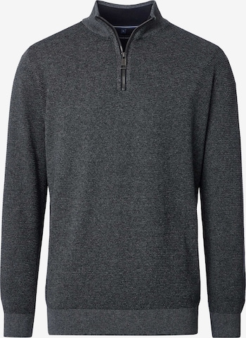 CASAMODA Pullover 'Basic' in Grau: Vorderseite