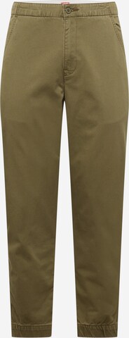 LEVI'S ® Tapered Chino Pants 'XX Chino Jogger III' in Green: front