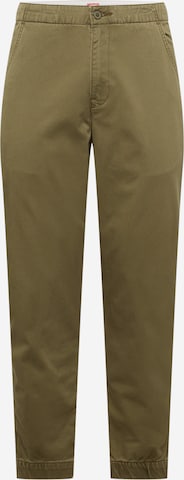 LEVI'S ® Tapered Chino Pants 'XX Chino Jogger III' in Green: front