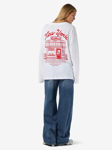 Maglietta 'NMIDA' di Noisy may in bianco