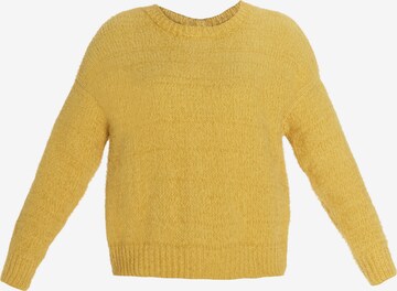 Le Temps Des Cerises Sweater 'Daisy' in Yellow: front