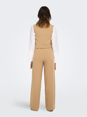 ONLY Wide leg Byxa 'ONLTHANA' i beige