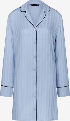 Chemise de nuit ' Amourette Jacquard ' TRIUMPH en bleu : devant
