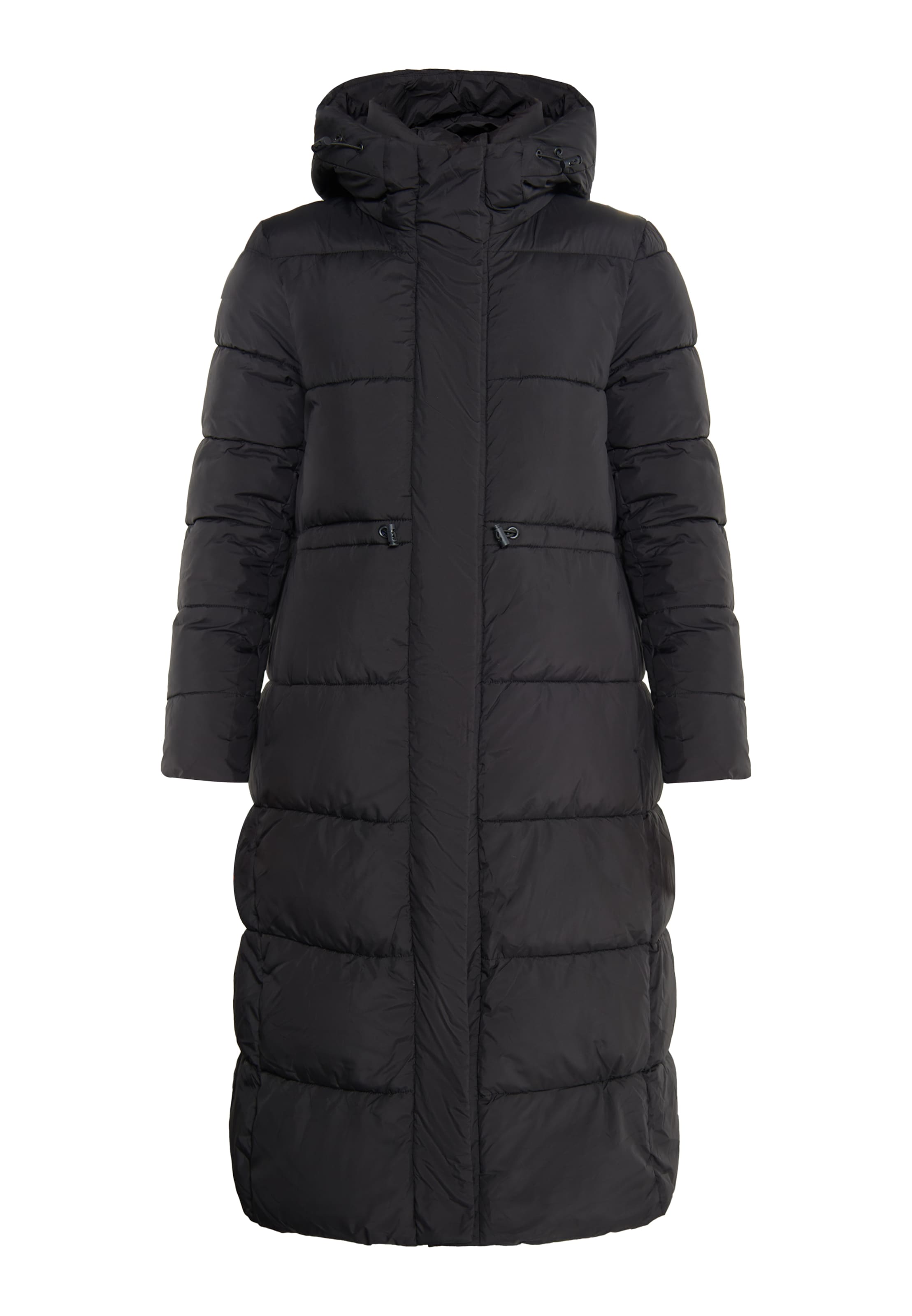 melns usha BLUE LABEL Ziemas mētelis 'Fenia': no priekšpuses