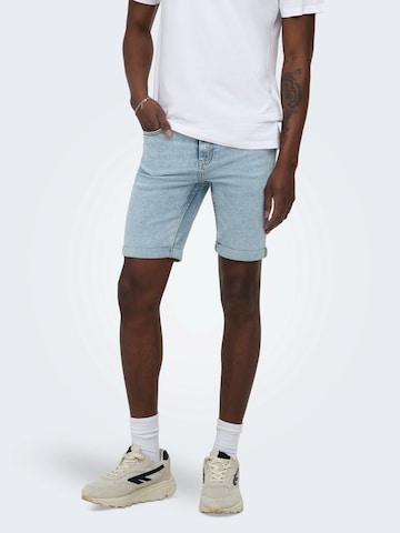 Regular Jean 'ONSPLY' Only & Sons en bleu : devant