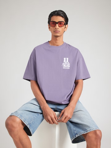 Vertere Berlin T-Shirt 'TROUBLES' in Lila