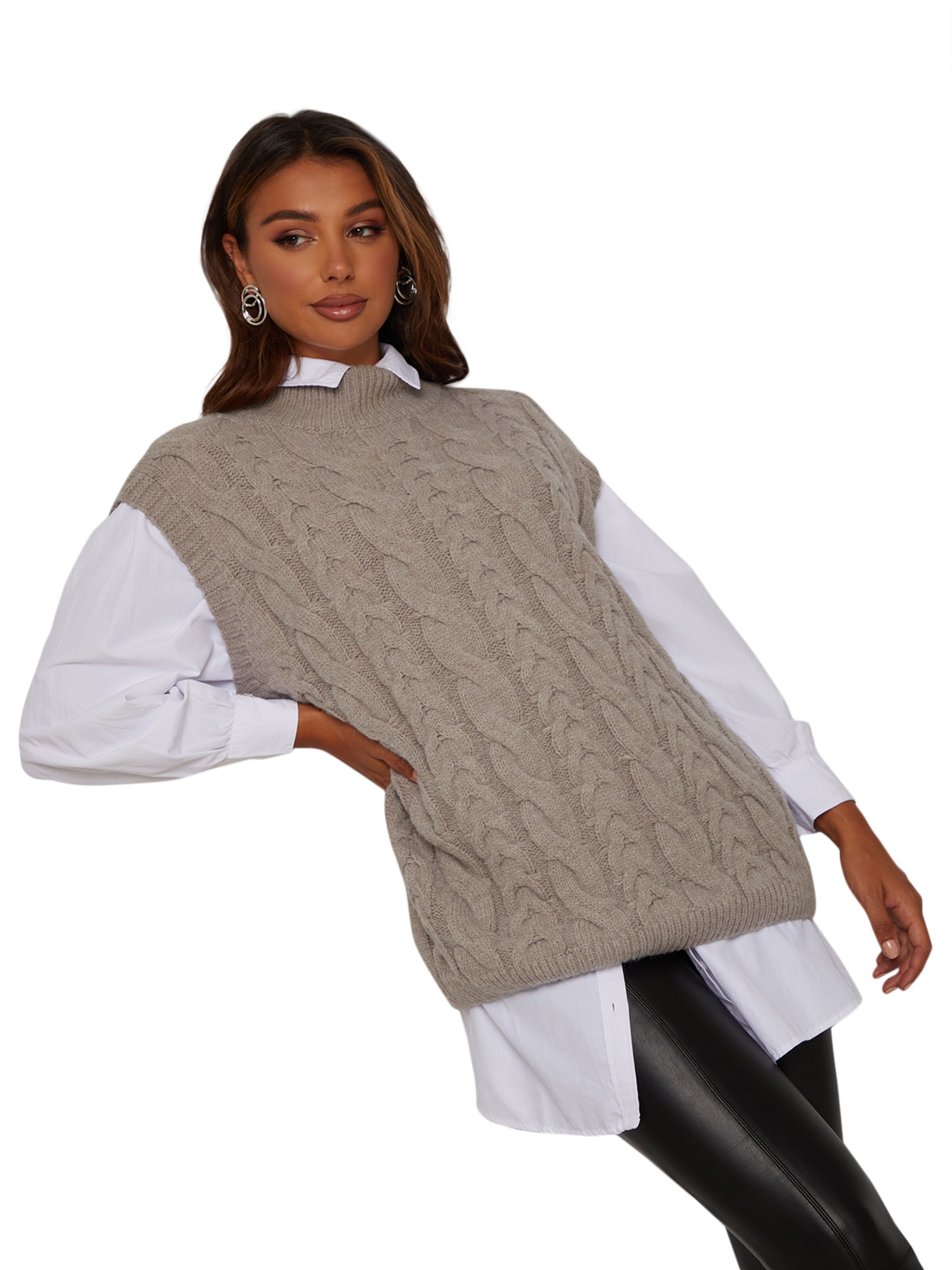 Chi Chi London Πουλόβερ σε γκρι