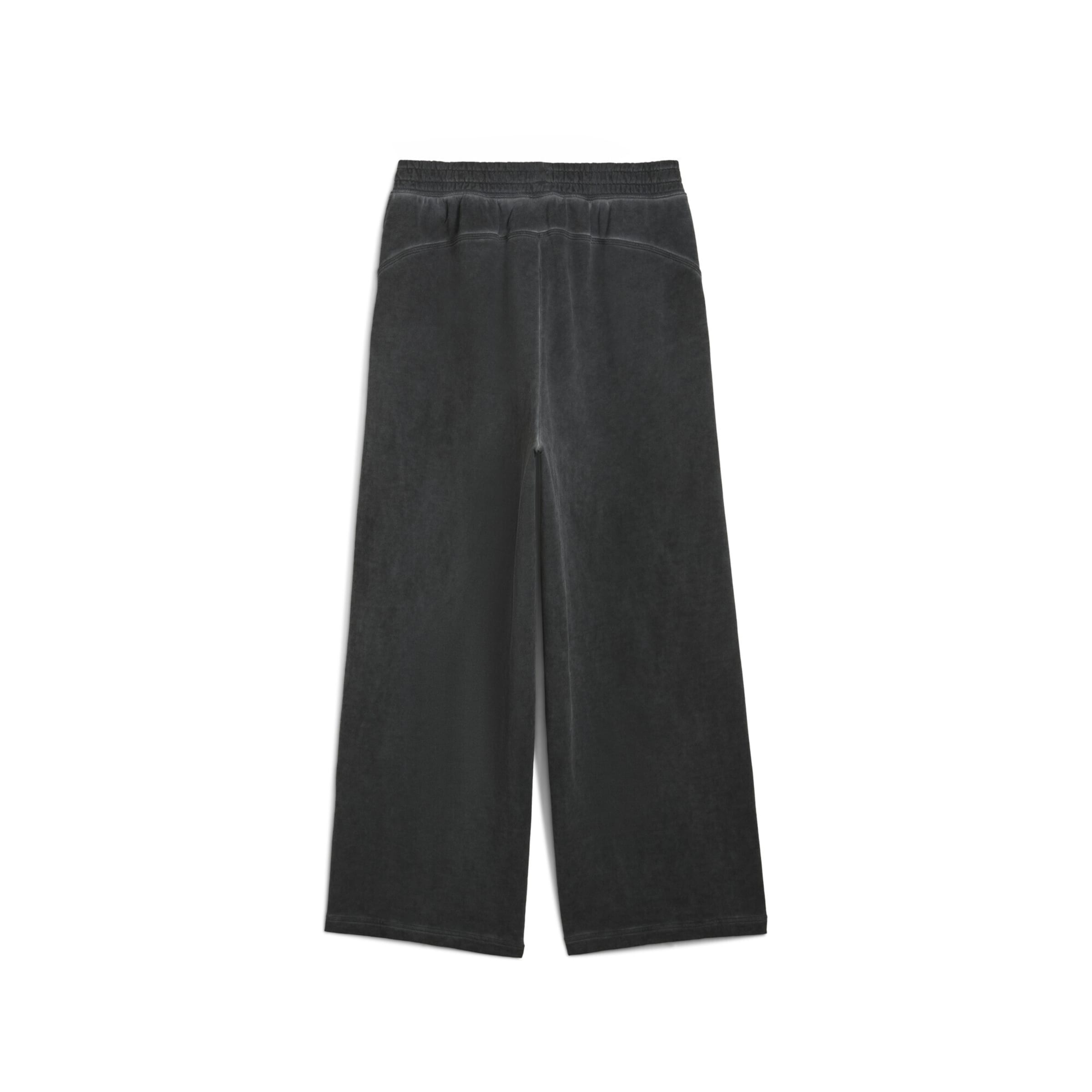 PUMA Wide Leg Jogginghose in Grau
