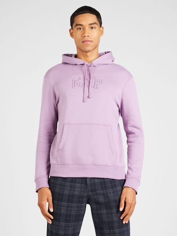 Sweat-shirt GAP en violet : devant