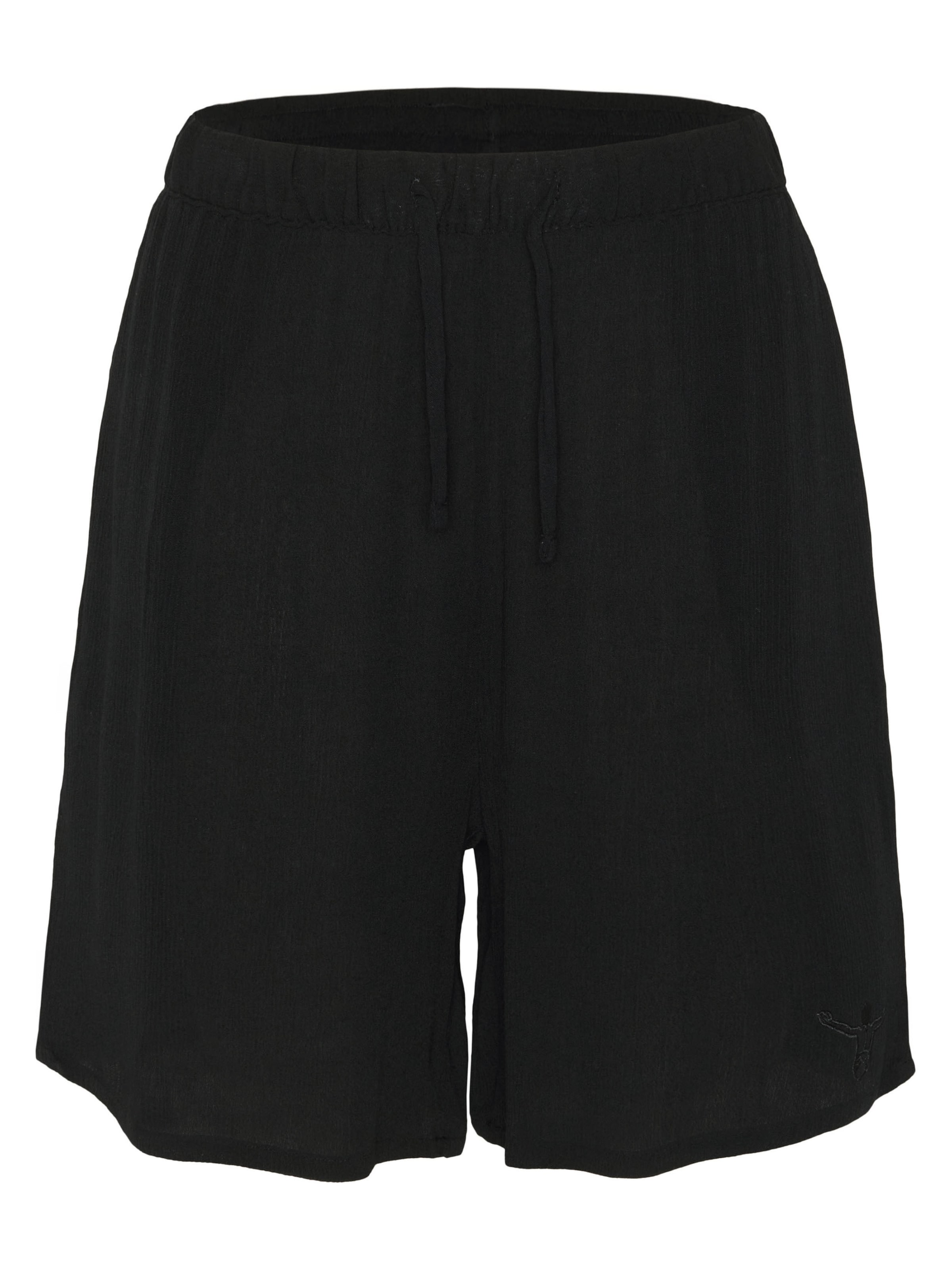 CHIEMSEE Pants ' mit luftig-leichter Qualität ' in Black: front
