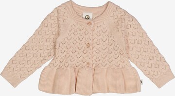 Müsli by GREEN COTTON Knit Cardigan '' in Pink: front