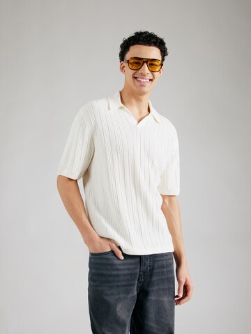 HOLLISTER - Jersey en beige: frente