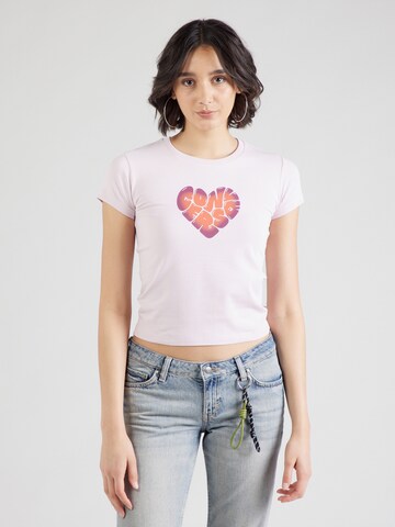 CONVERSE T-Shirt 'HEART' in Pink: Vorderseite