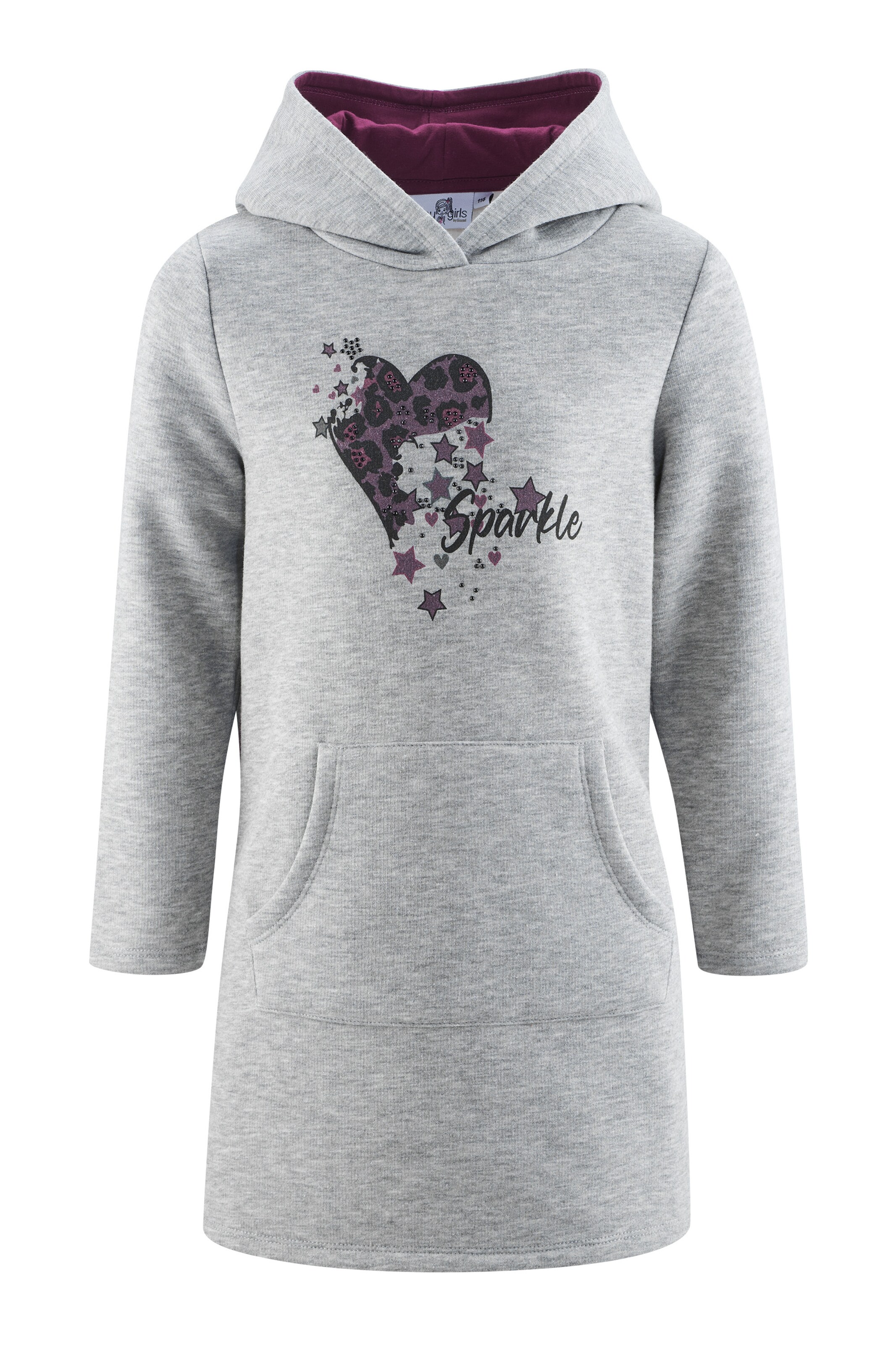 happy girls Kleid in Grau: Vorderseite