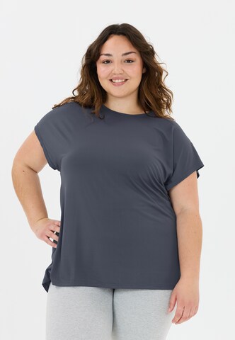 Q by Endurance T-Shirt 'Jenirei' in Blau: Vorderseite