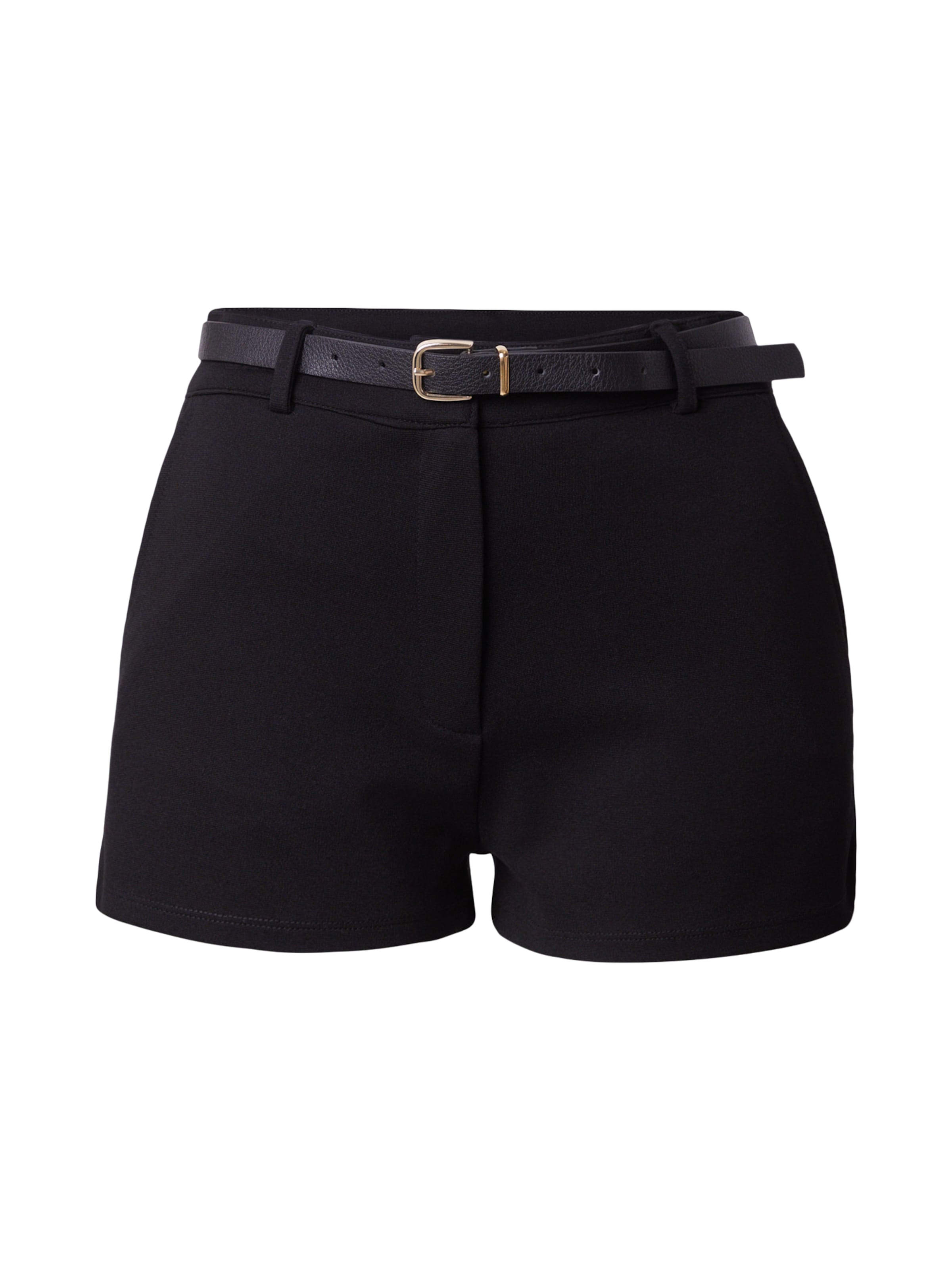 Regular Pantalon chino 'Leonora' ABOUT YOU en noir : devant