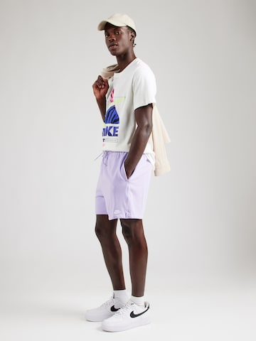 Nike Sportswear Loosefit Housut 'CLUB' värissä lila
