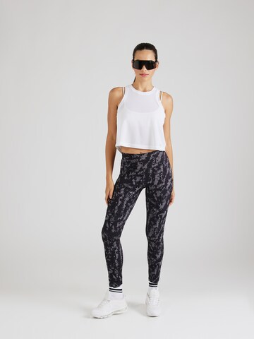 NIKE Skinny Sportbroek 'ONE' in Zwart