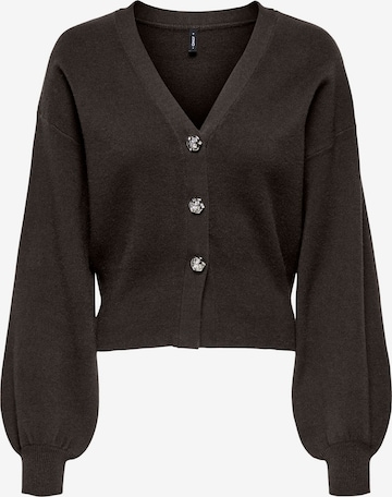 Cardigan 'ONLIBI' ONLY en marron : devant