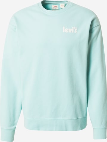 LEVI'S ® Sweatshirt 'Relaxd Graphic Crew' i blå: forside