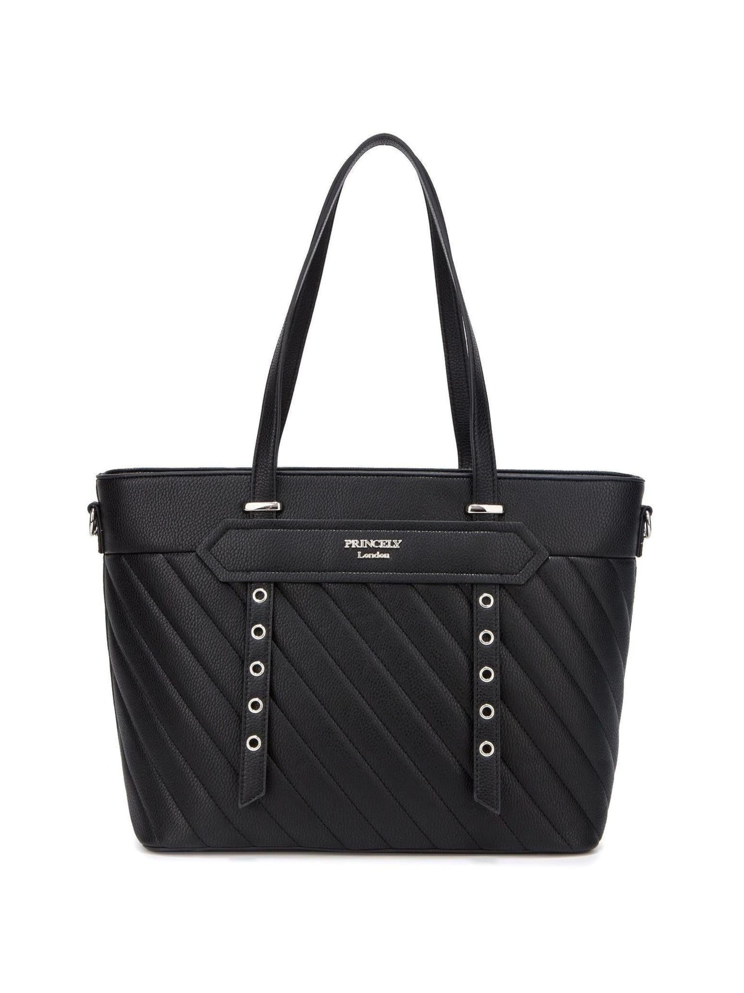 Princely London - Shopper 'Naomi' en negro: frente