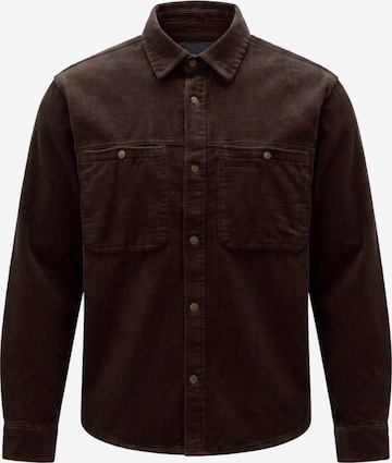 NAPAPIJRI - Ajuste confortable Camisa 'LAVVU' en marrón: frente
