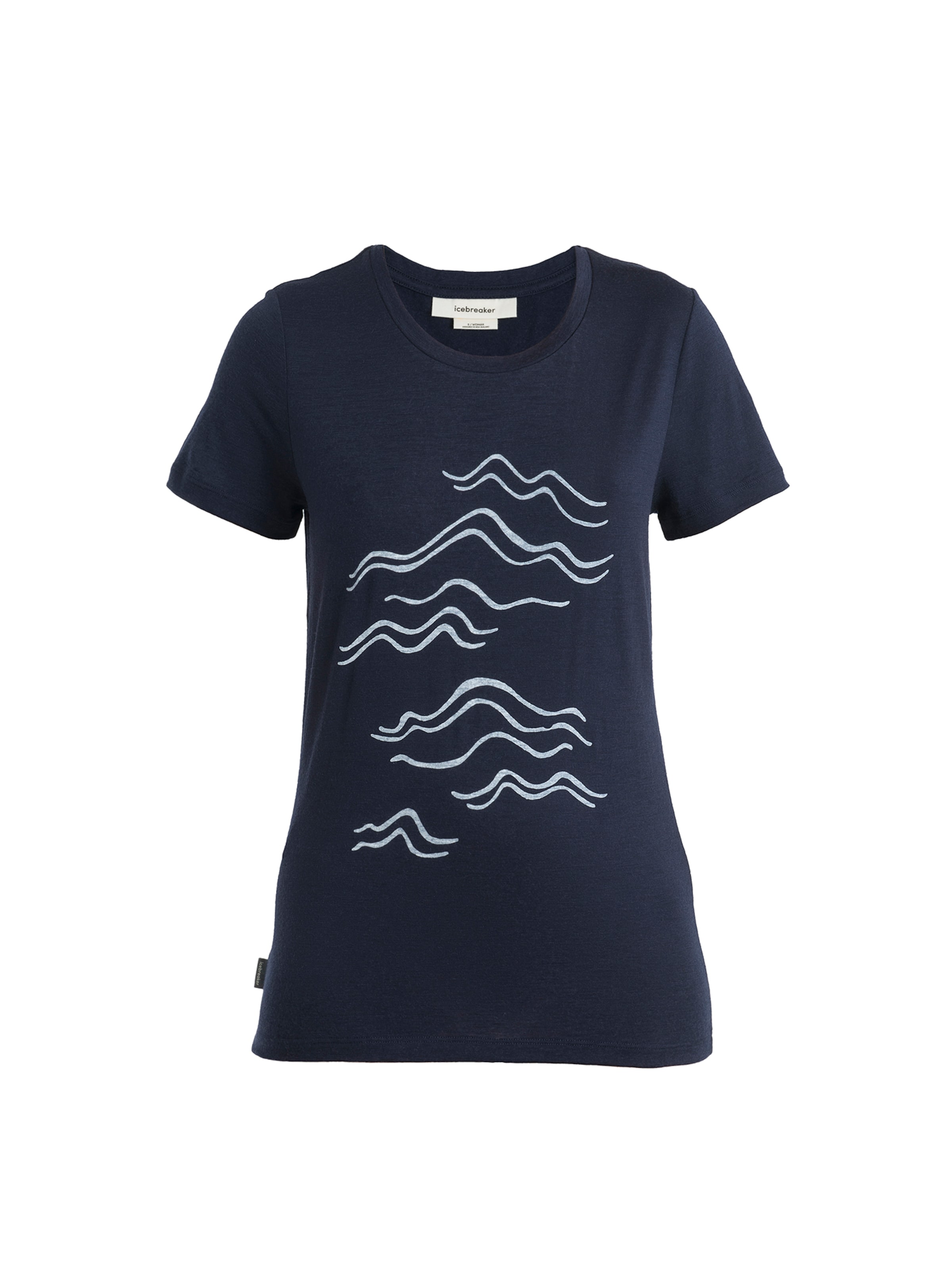 ICEBREAKERTehnička sportska majica 'Mer 150 Tech Lite II' - plava boja: prednji dio