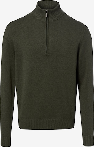 Pull-over Nils Sundström en vert : devant