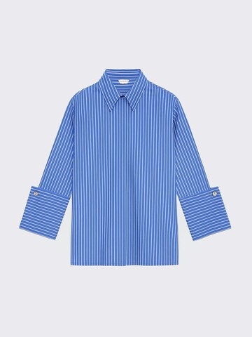 T-shirt 'Striped Shirt With Wide Cuffs' Touché Privé en bleu
