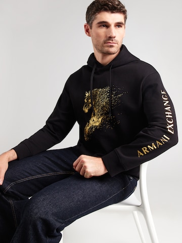 ARMANI EXCHANGE Sweatshirt i sort: forside