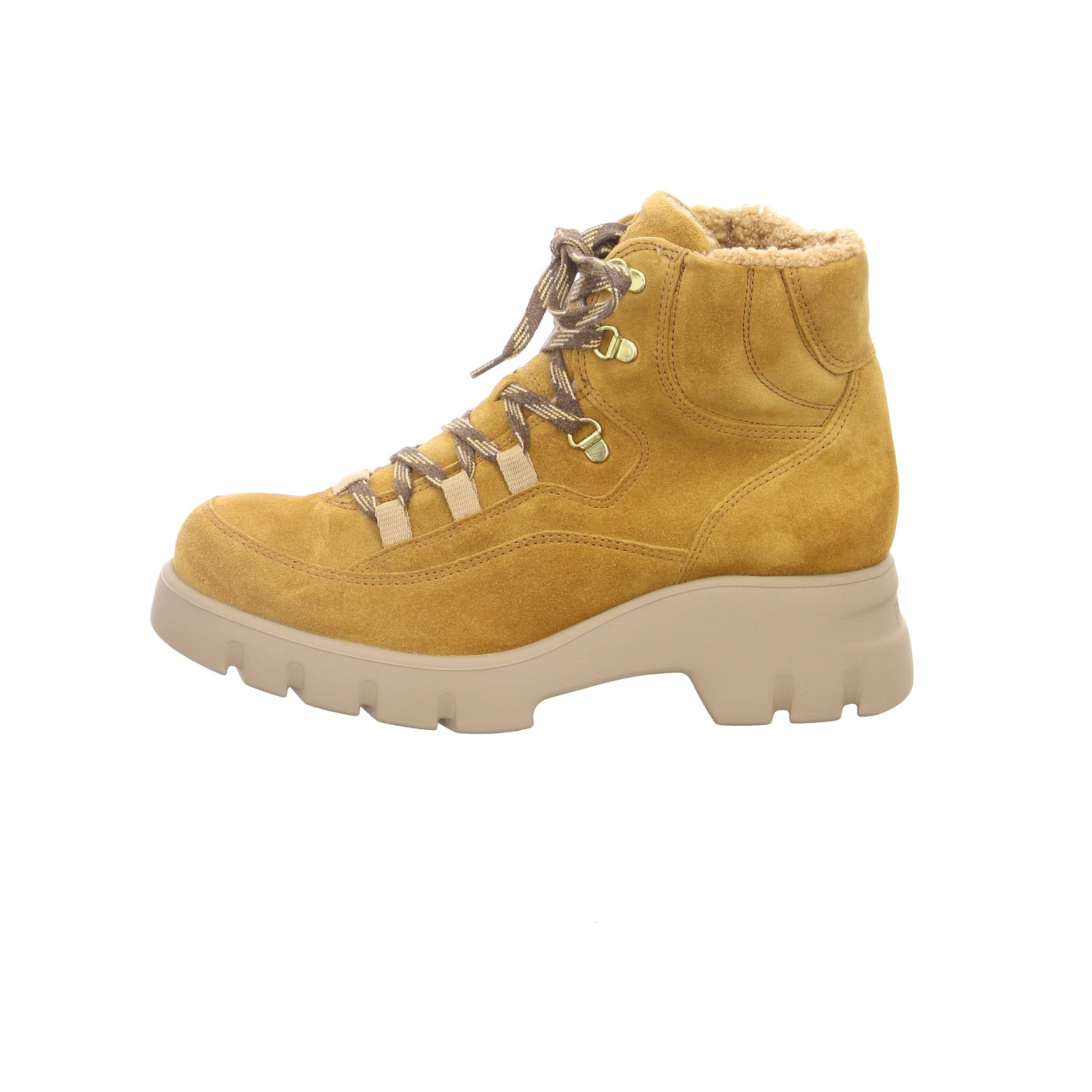 Paul Green Lace-up boot in Yellow