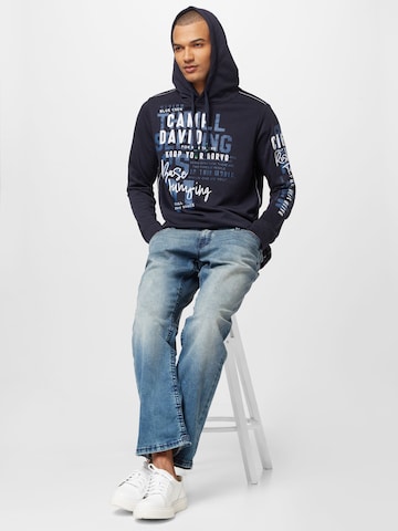 CAMP DAVID Sweatshirt in Blauw