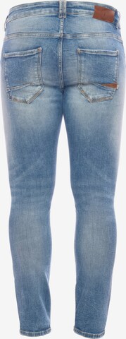 Le Temps Des Cerises Slimfit Jeanshose in Blau