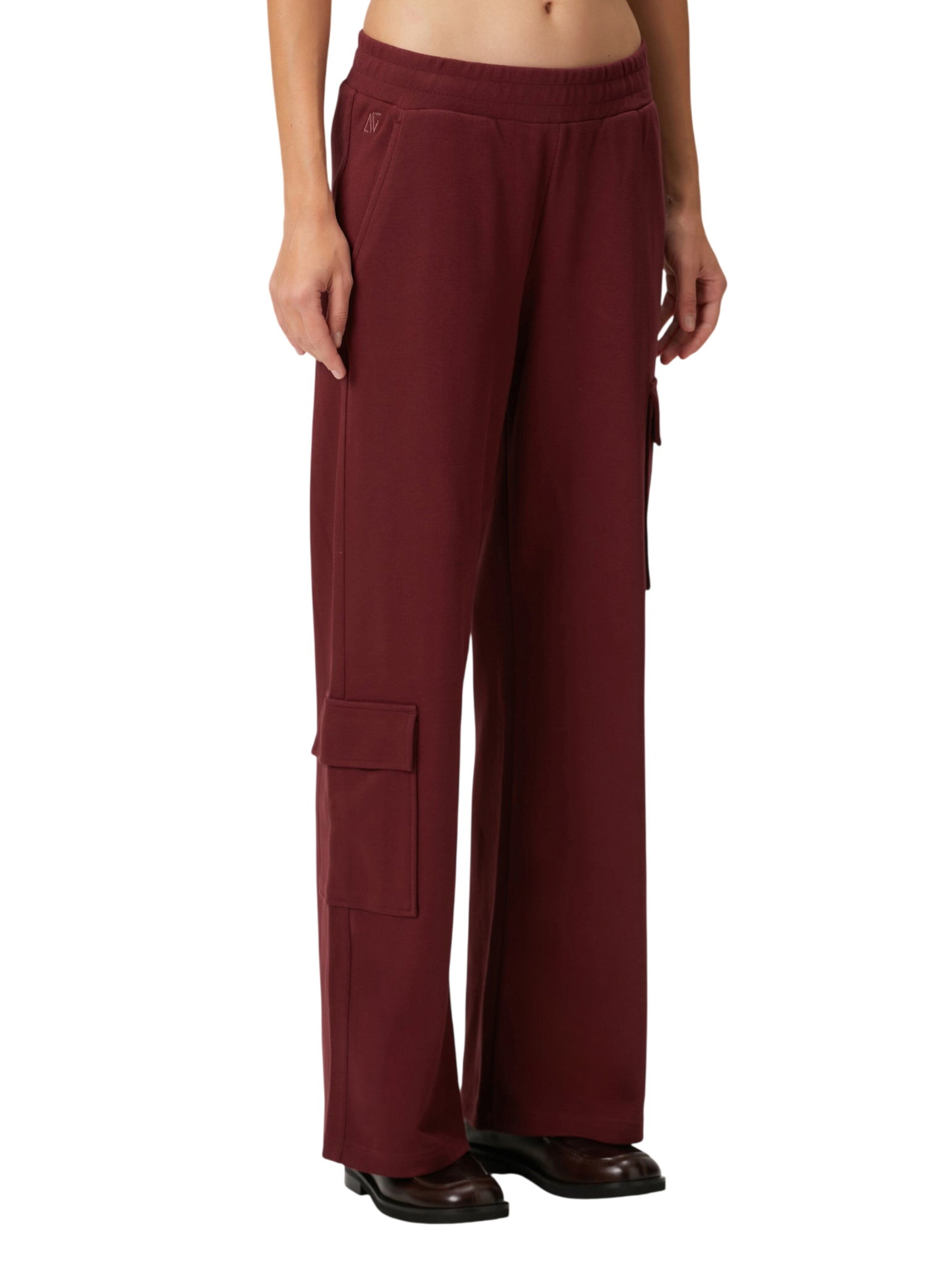 Loosefit Pantalon cargo BASSIGUE en rouge : devant