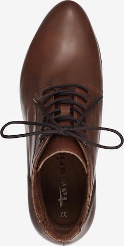 TAMARIS Lace-Up Ankle Boots in Brown