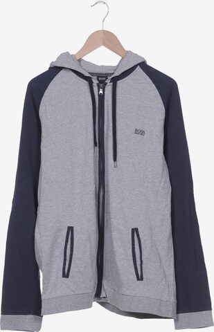 BOSS Sweatshirt & Zip-Up Hoodie in XXL in Grey: front