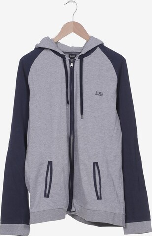 BOSS Black Sweatshirt & Zip-Up Hoodie in XXL in Grey: front